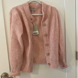 Everlane Cropped Alpaca Cardigan